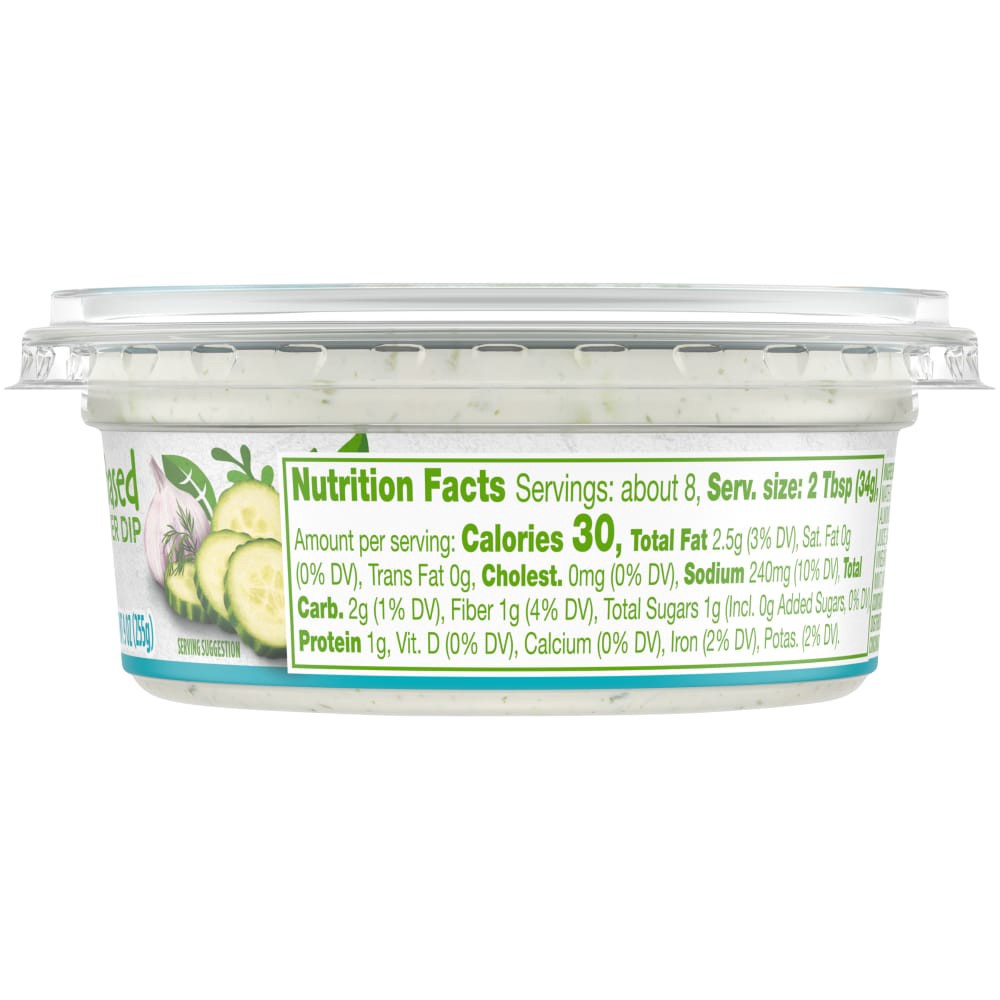 slide 3 of 6, Simple Truth Plant Based Tzatziki Cauliflower Dip, 9 oz
