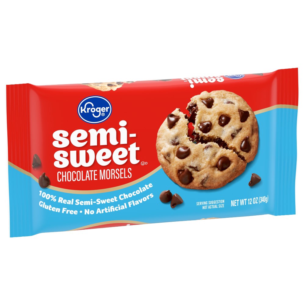 slide 3 of 6, Kroger Semi-Sweet Baking Chips - 12 oz, 12 oz
