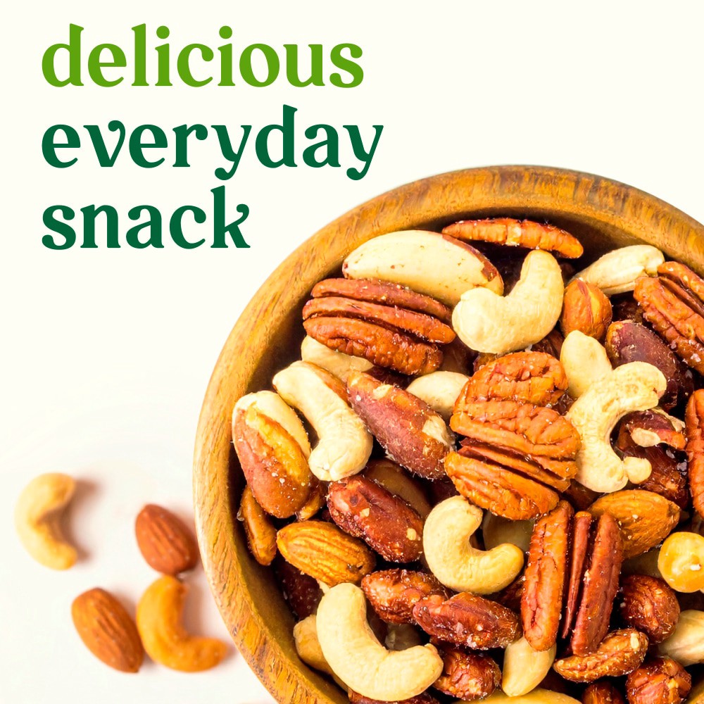 slide 4 of 4, Simple Truth Sea Salt Roasted Deluxe Mixed Nuts, 32 oz