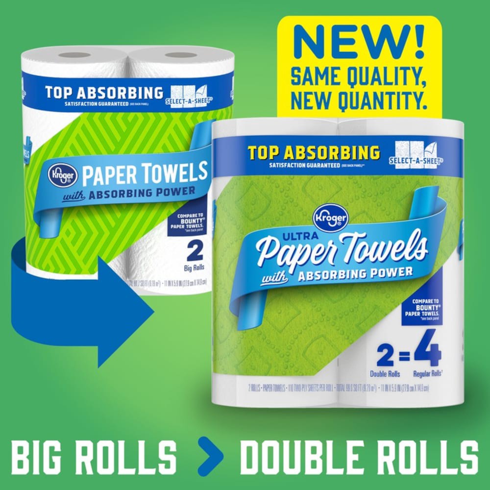 slide 5 of 5, Kroger Ultra Paper Towels, 2 ct