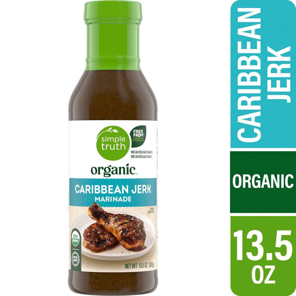 slide 3 of 3, Simple Truth Organic Caribbean Jerk Marinade 13.5 oz, 13.5 oz