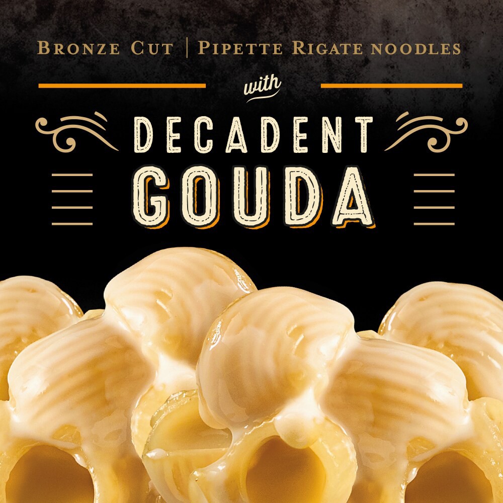 slide 5 of 6, Private Selection Bronze Cut Decadent Gouda With Aged White Cheddar Creamy Macaroni & Cheese, 12 oz