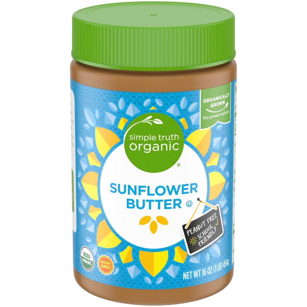 slide 1 of 3, Simple Truth Organic Sunflower Butter, 16 oz