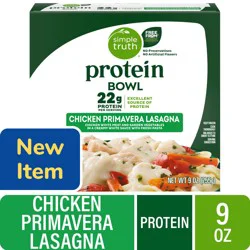 Simple Truth® Protein Chicken Primavera Lasagna Bowl, 9 oz