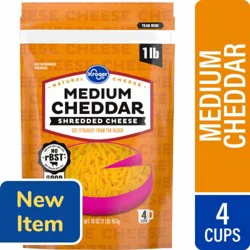 Kroger® Medium Cheddar Shredded Cheese