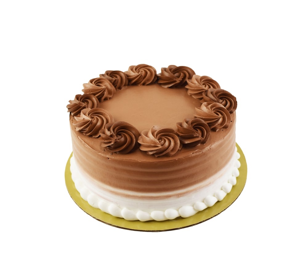 slide 1 of 1, Bakery Fresh Goodness Triple Layer Chocolate Ombre Cake, 8 in