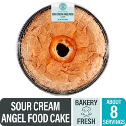 Bakery Fresh Goodness Sour Cream Angel Food Cake