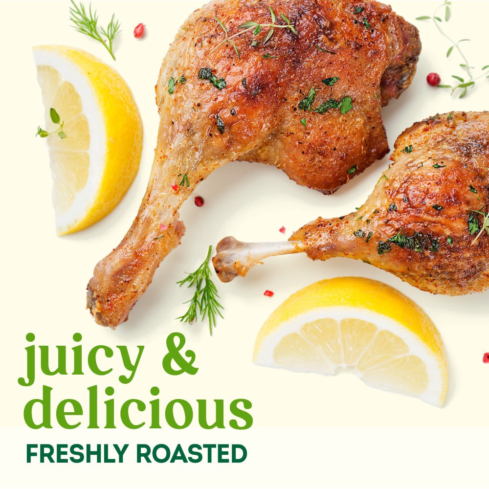 slide 5 of 5, Simple Truth Deli Whole Hot Rotisserie Chicken, 3.4 lb