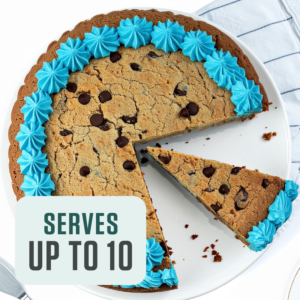 slide 3 of 4, Bakery Fresh Goodness Iced/Decorated Chocolate Chip Colossal Cookie, 24 oz