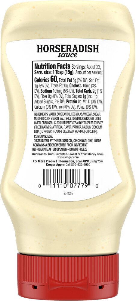 slide 2 of 4, Kroger Squeeze Horseradish Sauce, 12 fl oz