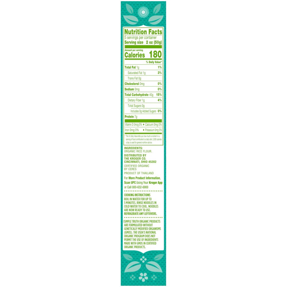 slide 2 of 4, Simple Truth Organic™ Pad Thai Brown Rice Noodles, 8.8 oz