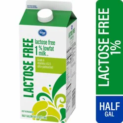 Kroger® Lactose Free 1% Low Fat Milk Half Gallon