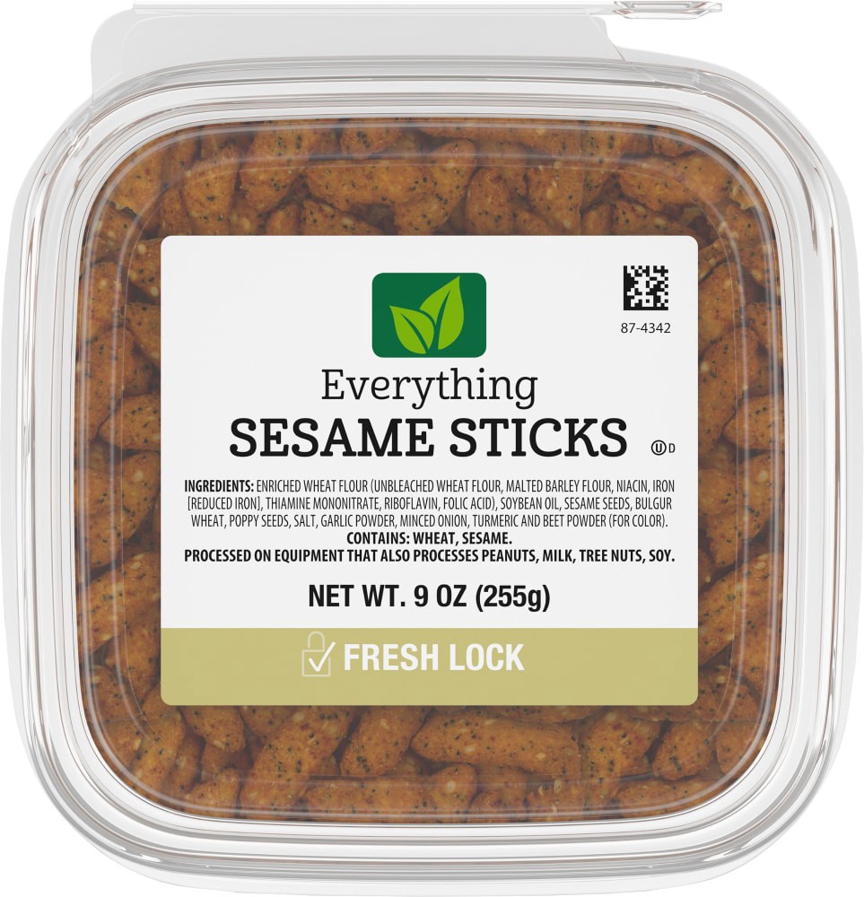 slide 5 of 5, Kroger Natural Leaf Everything Sesame Sticks, 9 oz