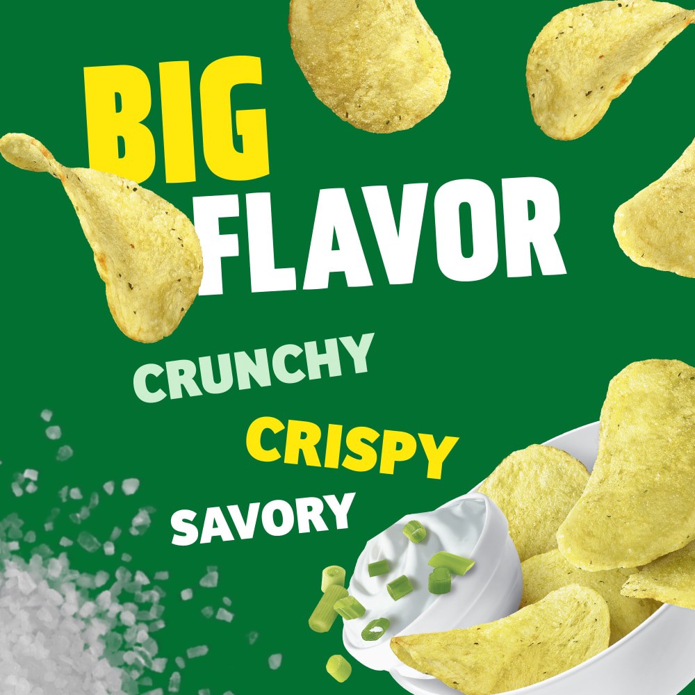 slide 4 of 5, Kroger Sour Cream & Onion Potato Chips, 7.75 oz