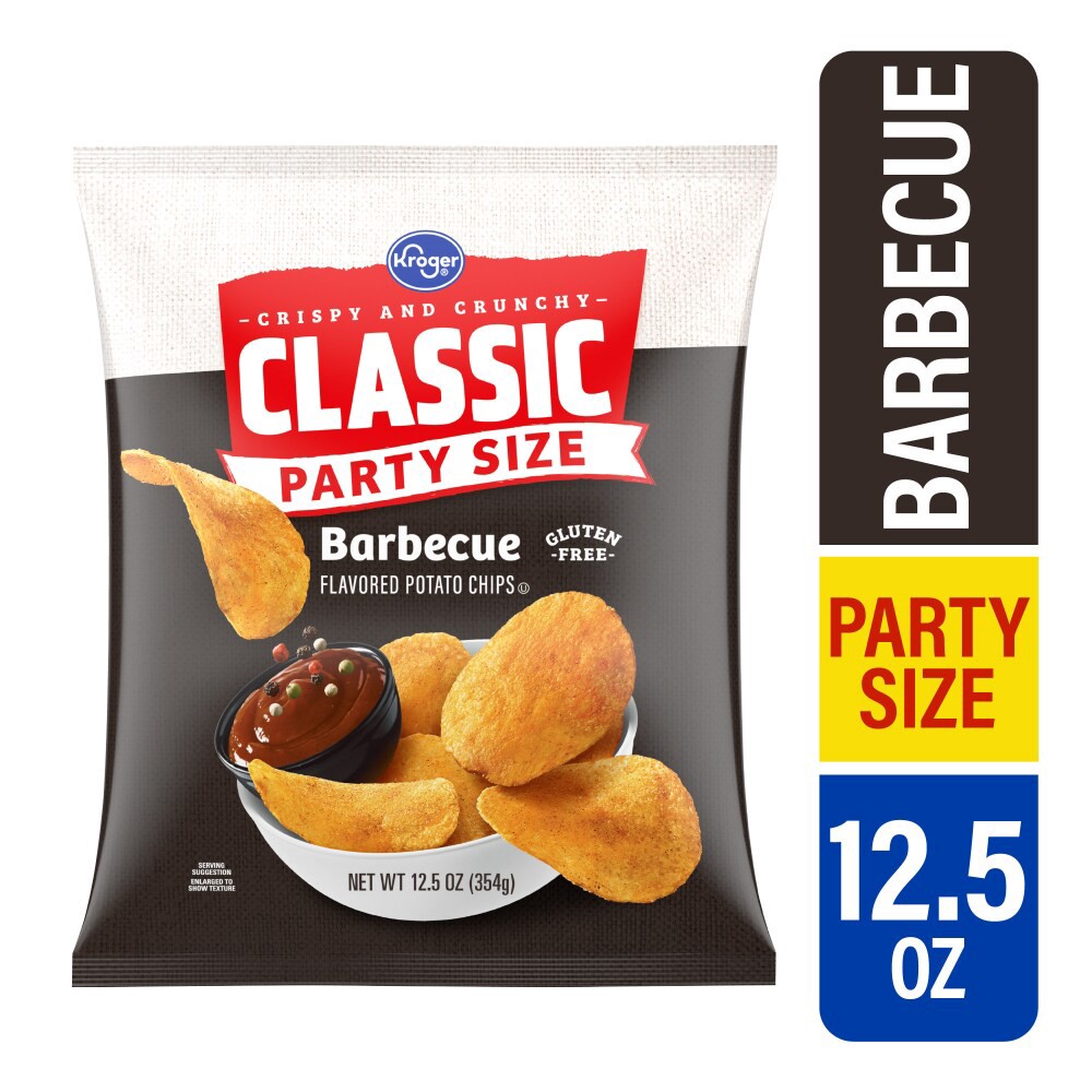 slide 2 of 2, Kroger BBQ Potato Chips, 12.5 oz