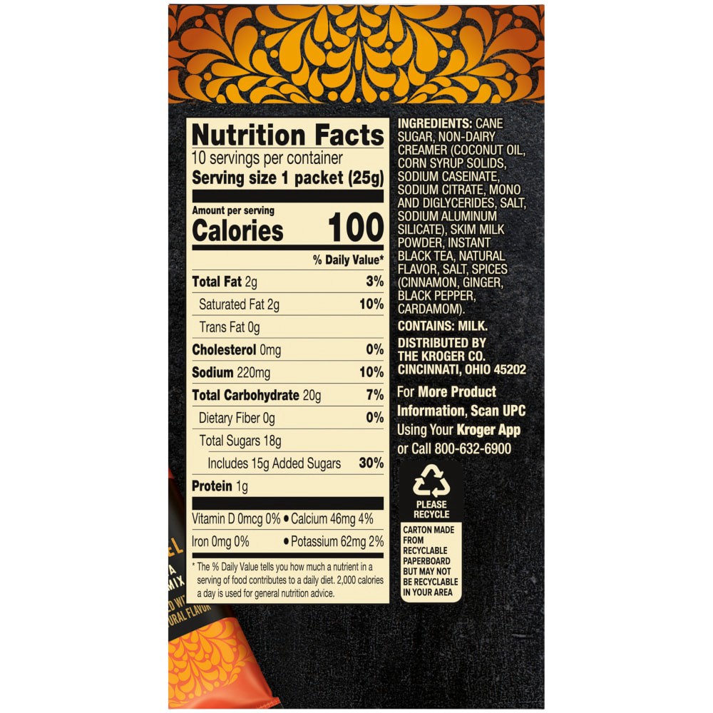 slide 3 of 3, Private Selection Caramel Chai Latte - 8.8 oz, 8.8 oz