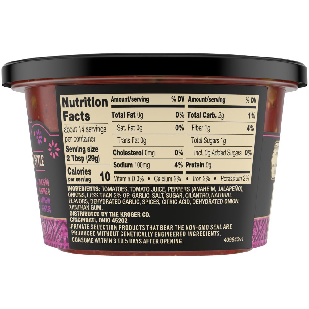 slide 2 of 3, Private Selection Medium Restaurant Style Salsa, 14 oz