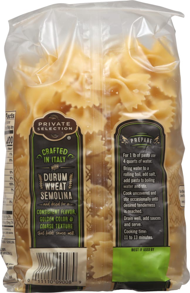 slide 3 of 3, Private Selection Italian Farfalle, 16 oz