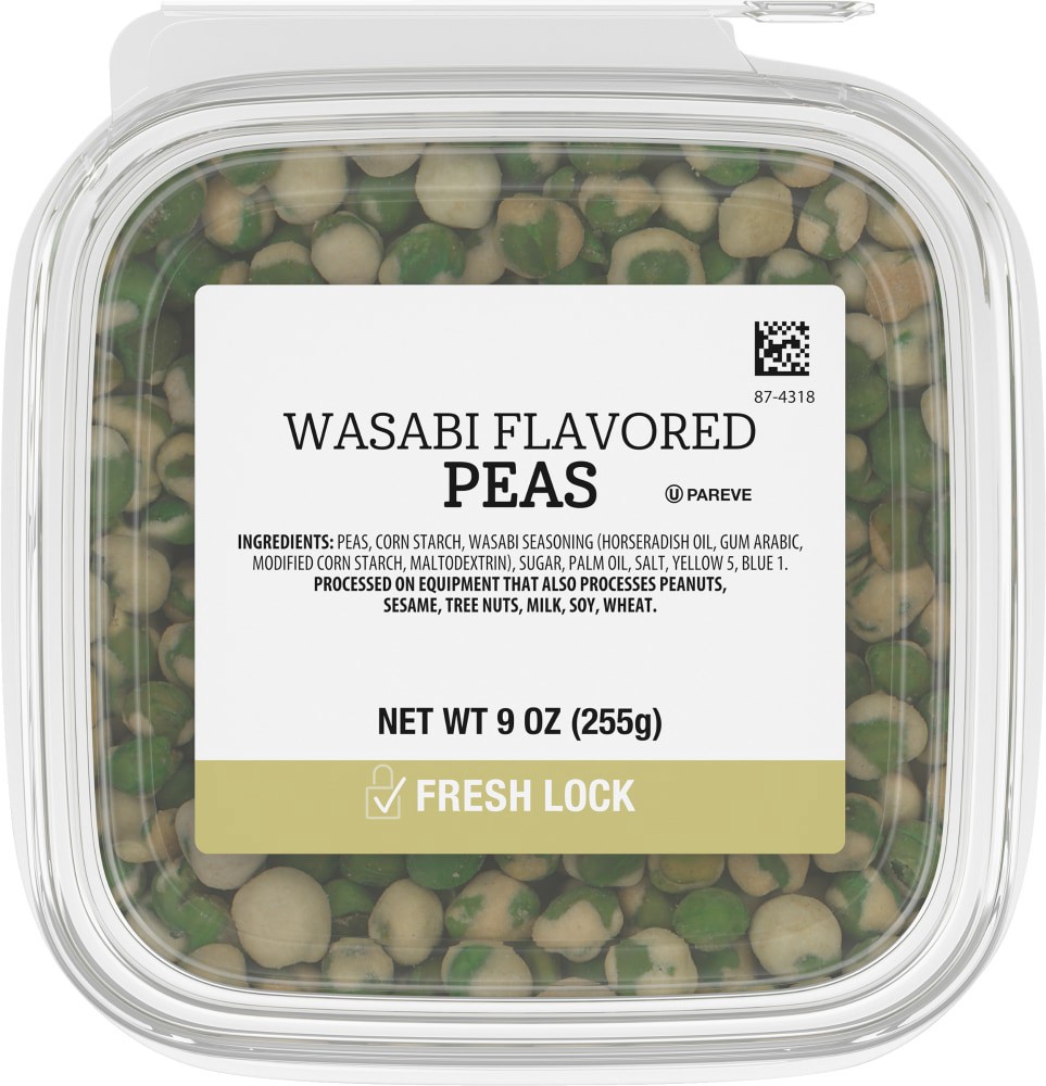 slide 3 of 4, Kroger Wasabi Flavored Peas Snack Mix, 9 oz