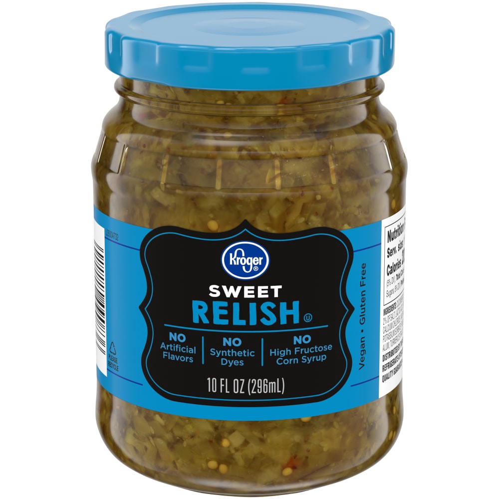 slide 3 of 3, Kroger Sweet Pickle Relish, 10 fl oz