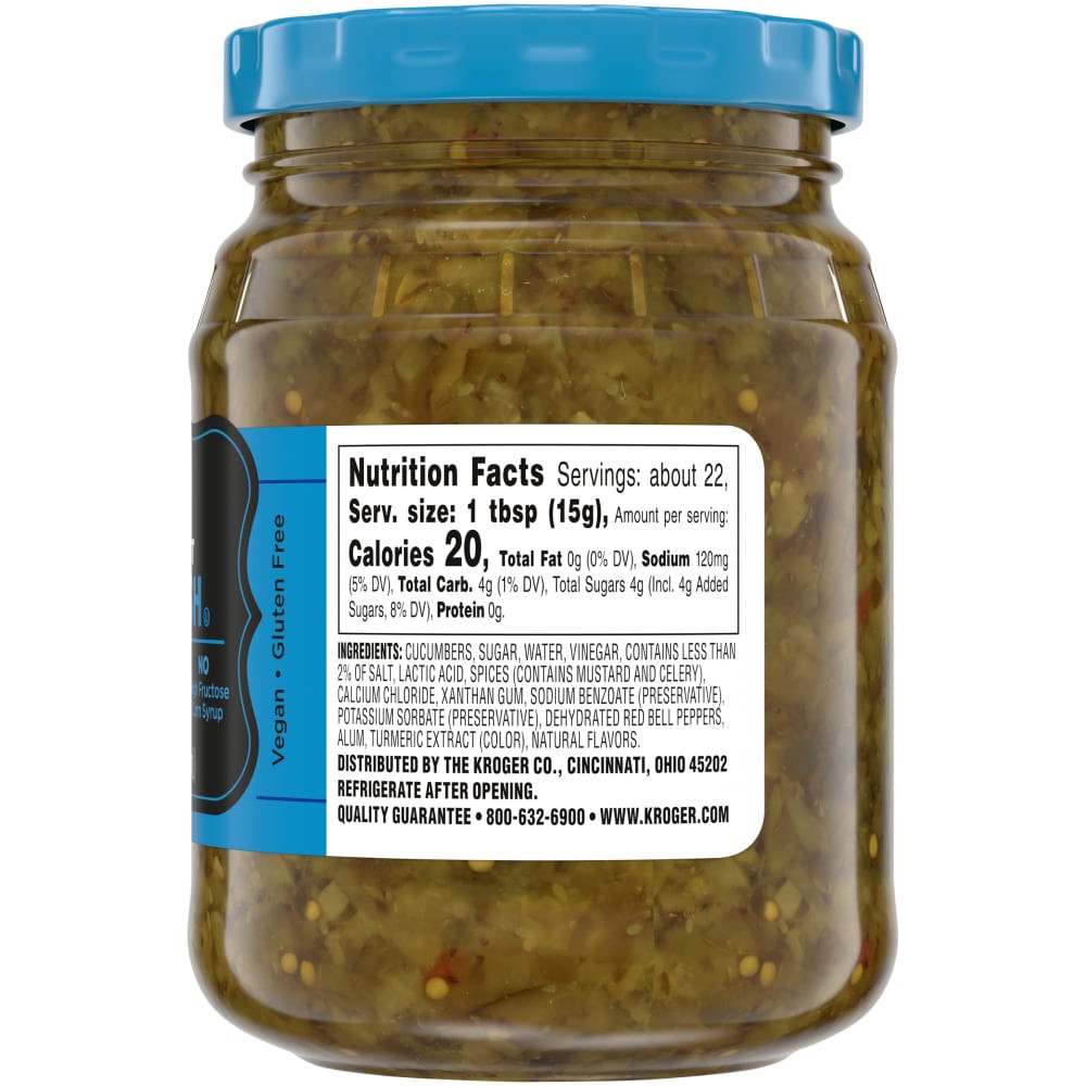 slide 2 of 3, Kroger Sweet Pickle Relish, 10 fl oz