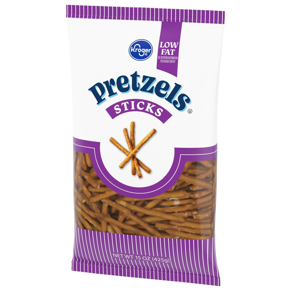 slide 2 of 3, Kroger Stick Pretzels, 15 oz