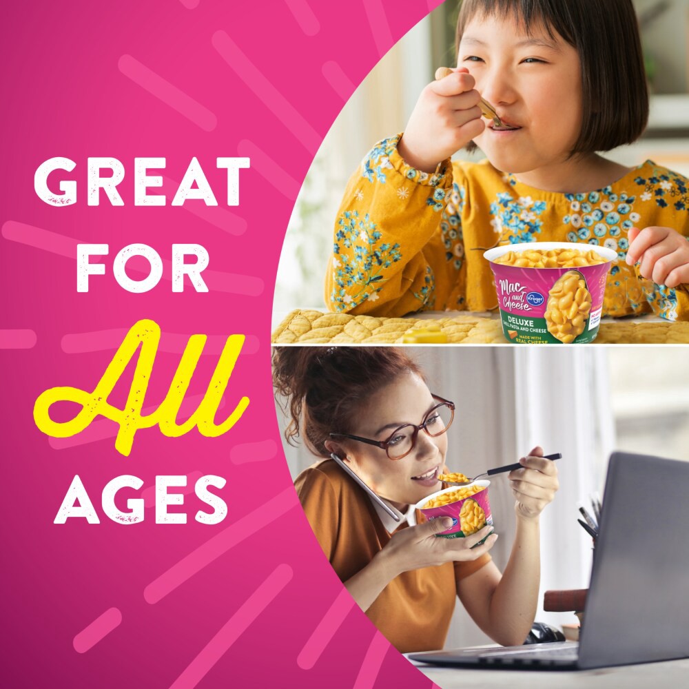 slide 2 of 4, Kroger Deluxe Shells And Cheese Single Serve Cup, 2.39 oz