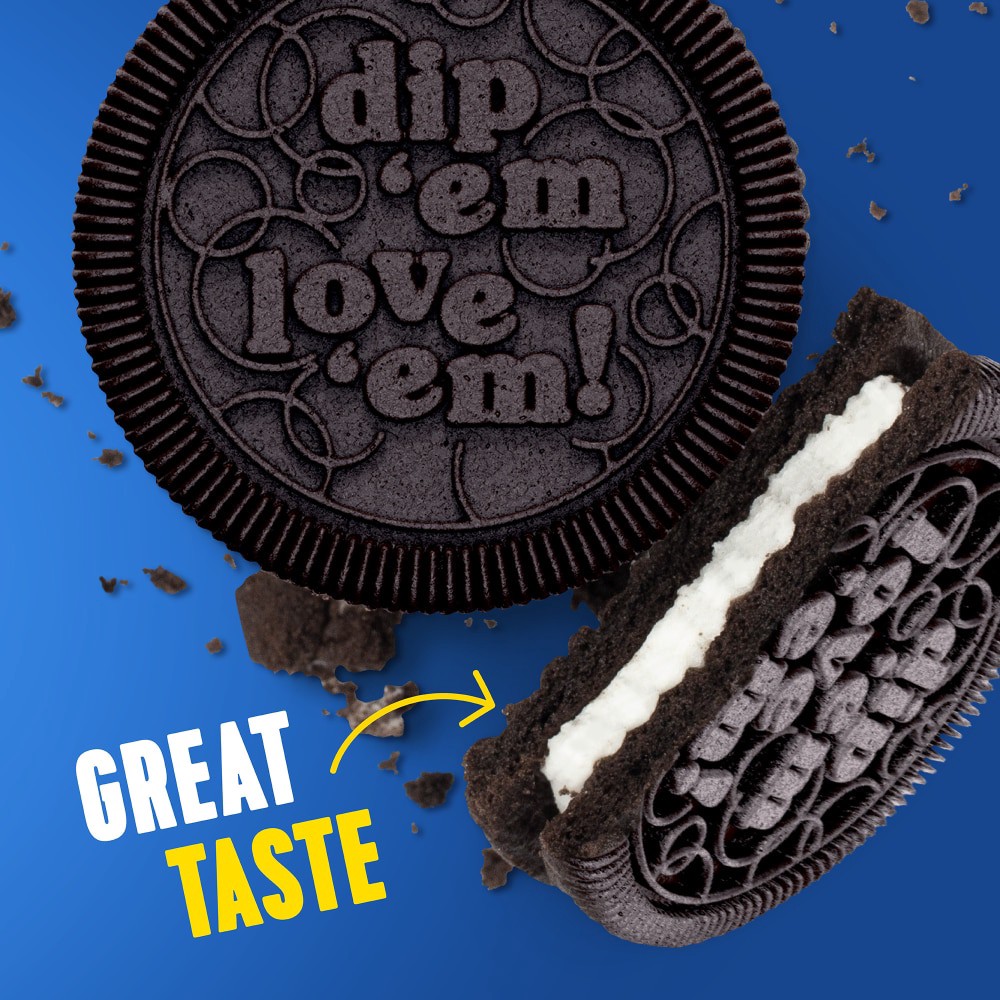 slide 3 of 4, Kroger Kaleidos Original Chocolate Sandwich Cookies, 14.3 oz