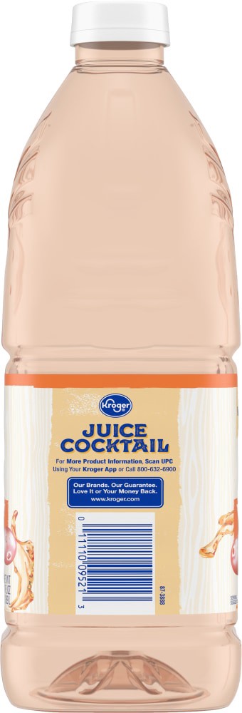slide 3 of 4, Kroger White Cranberry Peach Juice Cocktail - 64 fl oz, 64 fl oz