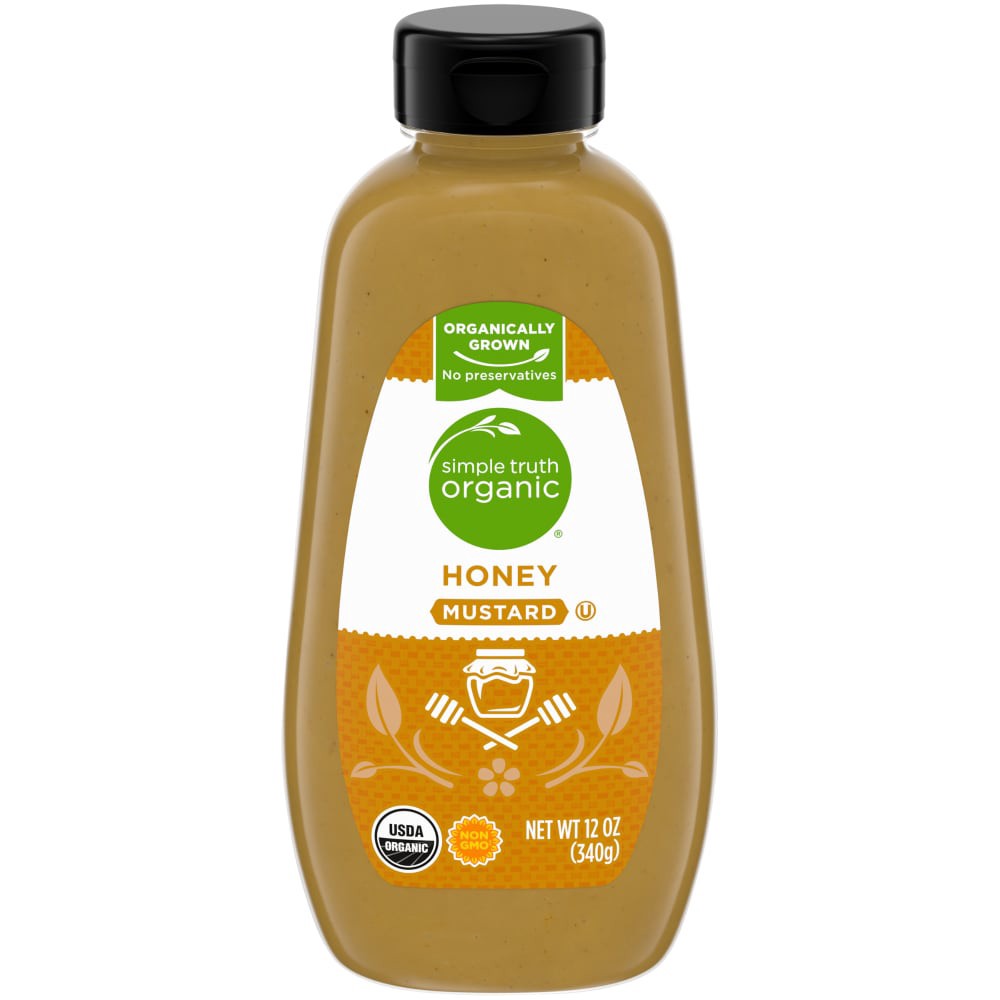 slide 2 of 3, Simple Truth Organic Honey Mustard, 12 oz