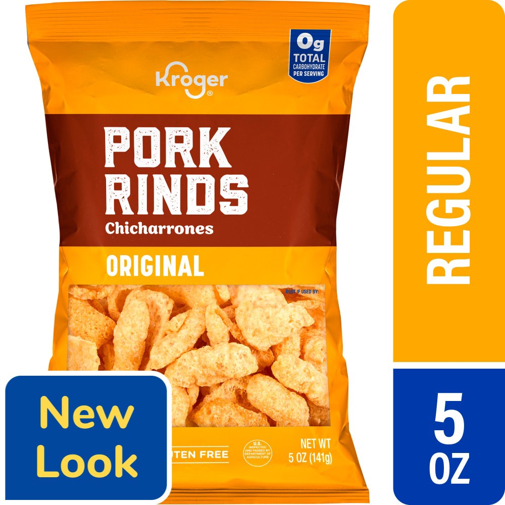 slide 2 of 4, Kroger Original Chicharrones Pork Rinds - 5 oz, 5 oz