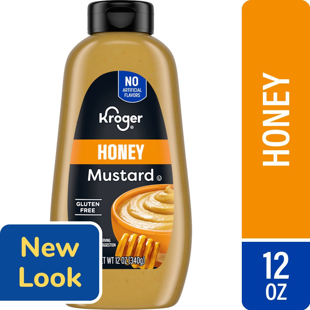 slide 5 of 5, Kroger Honey Mustard, 12 oz
