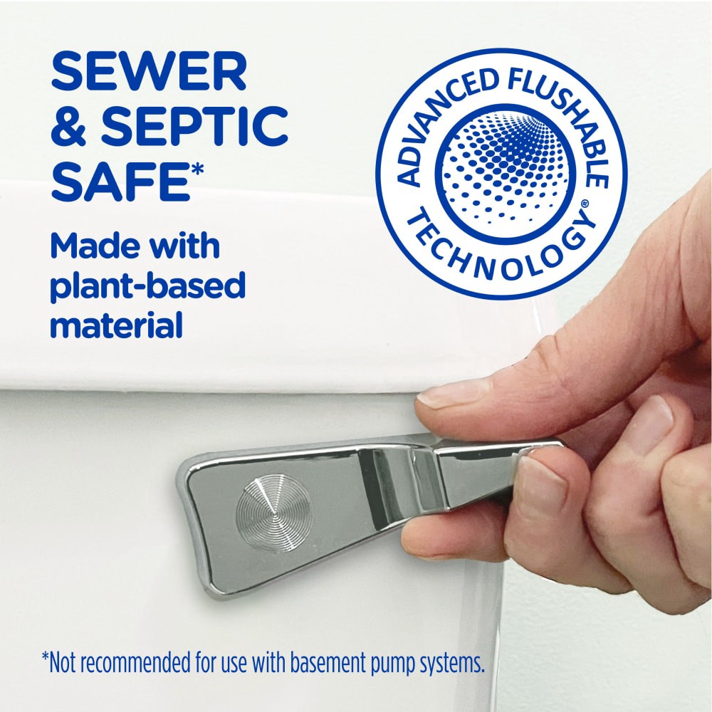 slide 4 of 4, Kroger Flushable Wipes (2 Pack), 2 ct / 84 ct