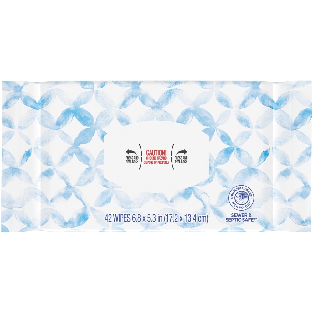 slide 3 of 4, Kroger Flushable Wipes (2 Pack), 2 ct / 84 ct
