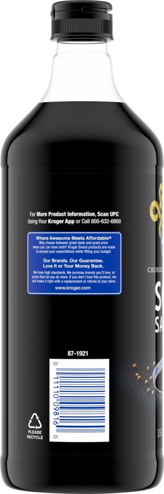 slide 3 of 3, Kroger Soy Sauce, 32 fl oz