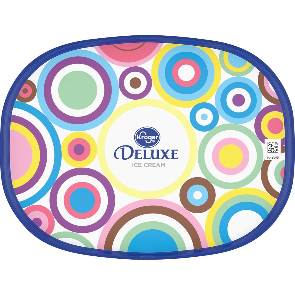 slide 2 of 5, Kroger Deluxe Triple Brownie Ice Cream, 48 fl oz