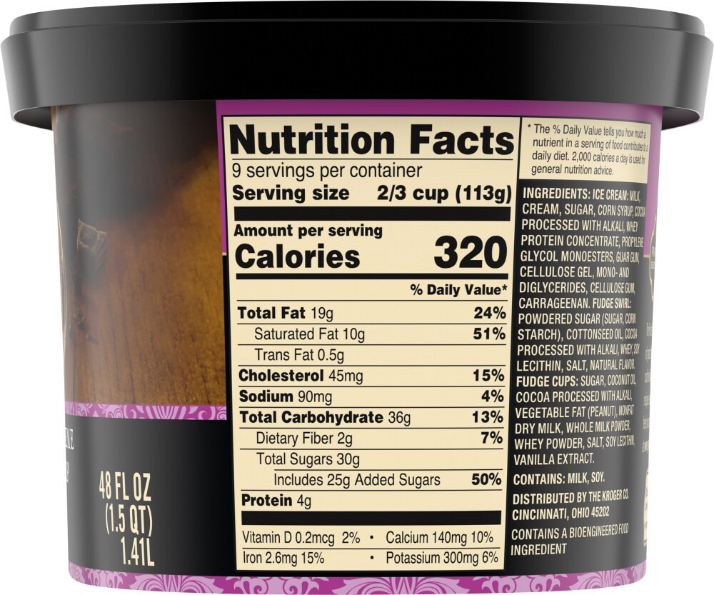 slide 2 of 4, Private Selection Denali Extreme Moose Tracks Ice Cream, 48 fl oz