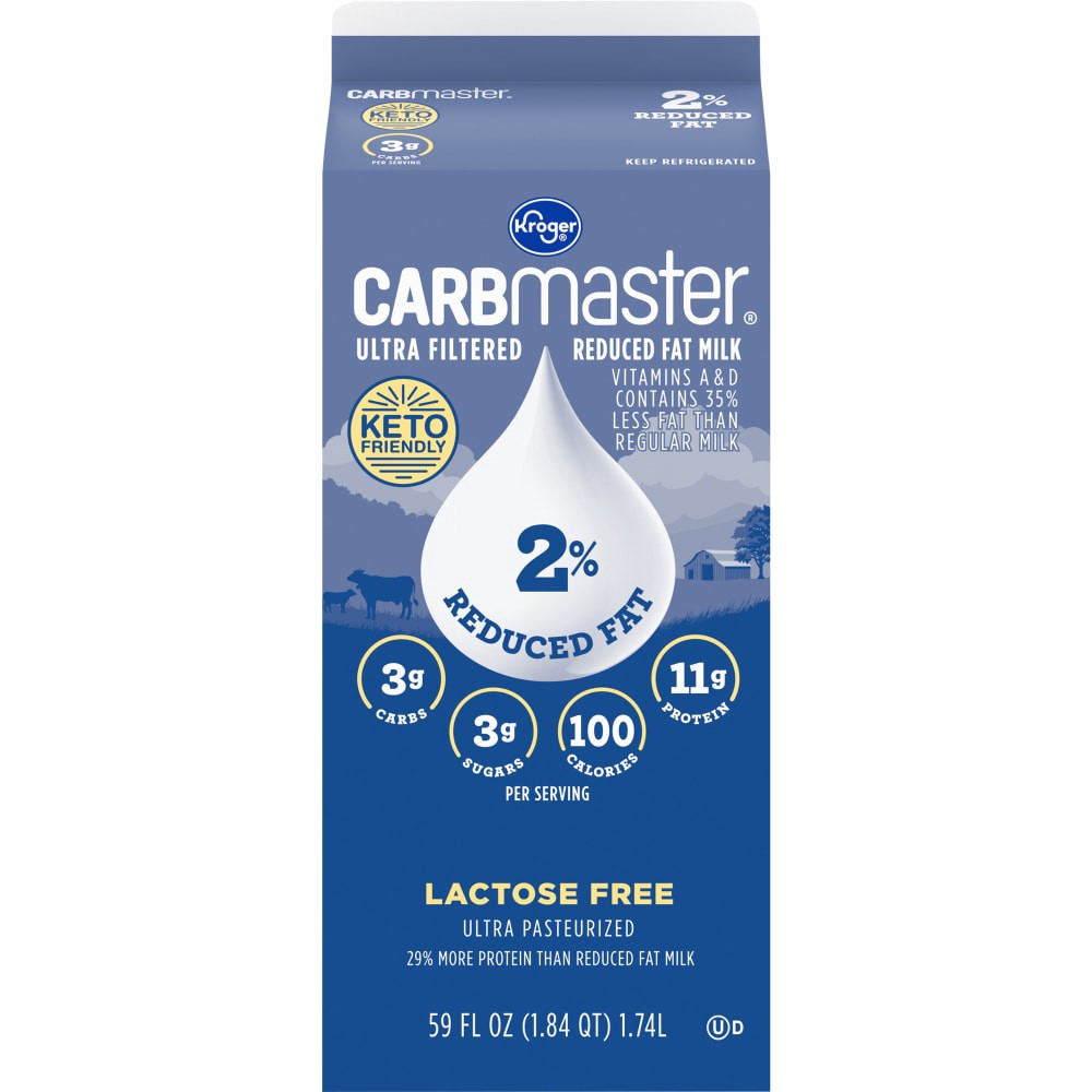 slide 4 of 4, Kroger Carbmaster 2% Milk, 59 fl oz