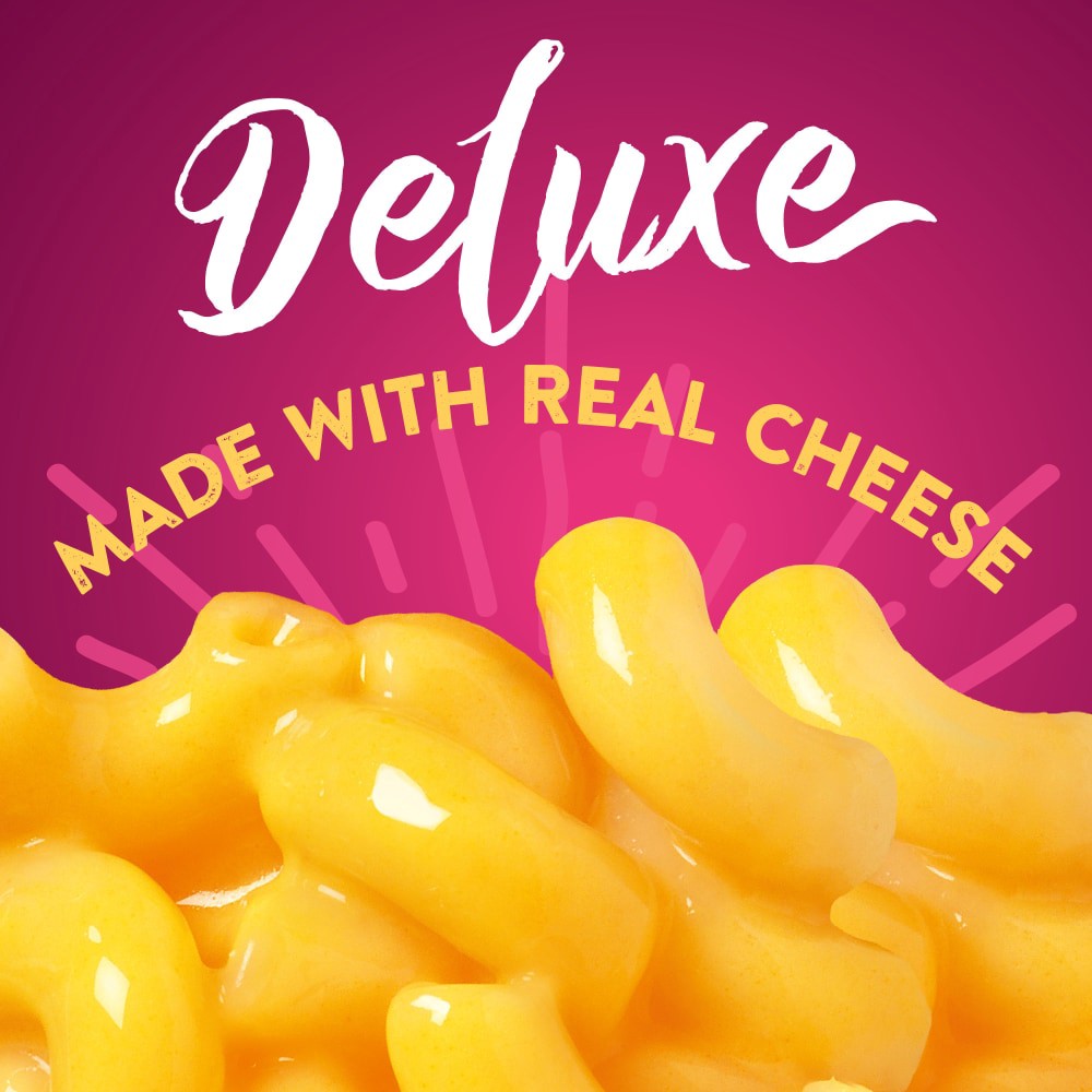 slide 3 of 6, Kroger Deluxe Original Macaroni And Cheese, 14 oz
