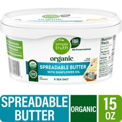 Simple Truth Organic With Sunflower Oil Spreadable Butter