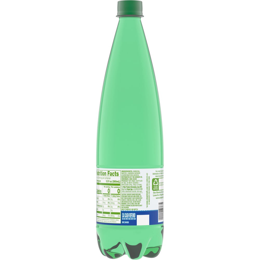 slide 2 of 4, Simple Truth Italian Sparkling Mineral Water, 33.8 fl oz