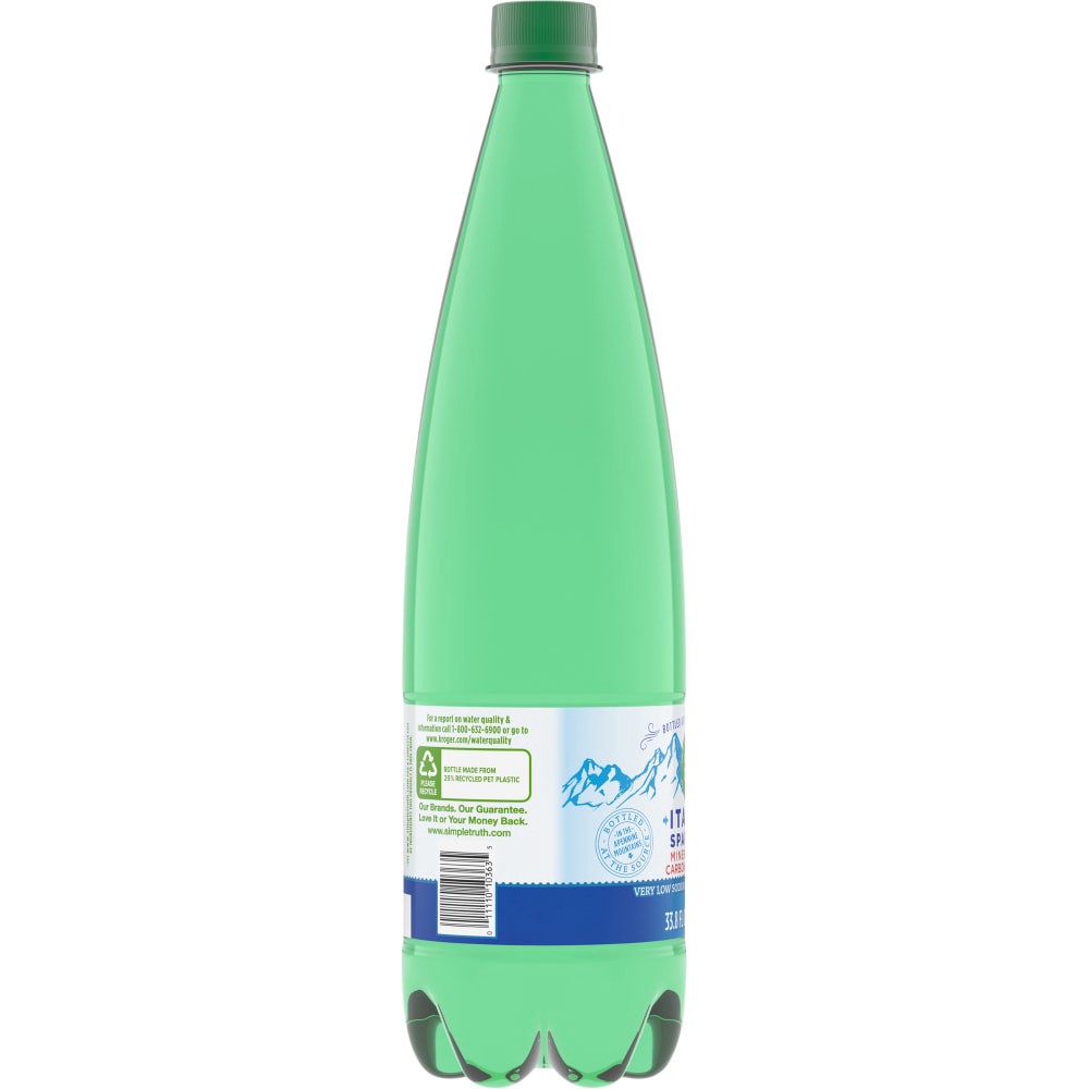 slide 3 of 4, Simple Truth Italian Sparkling Mineral Water, 33.8 fl oz