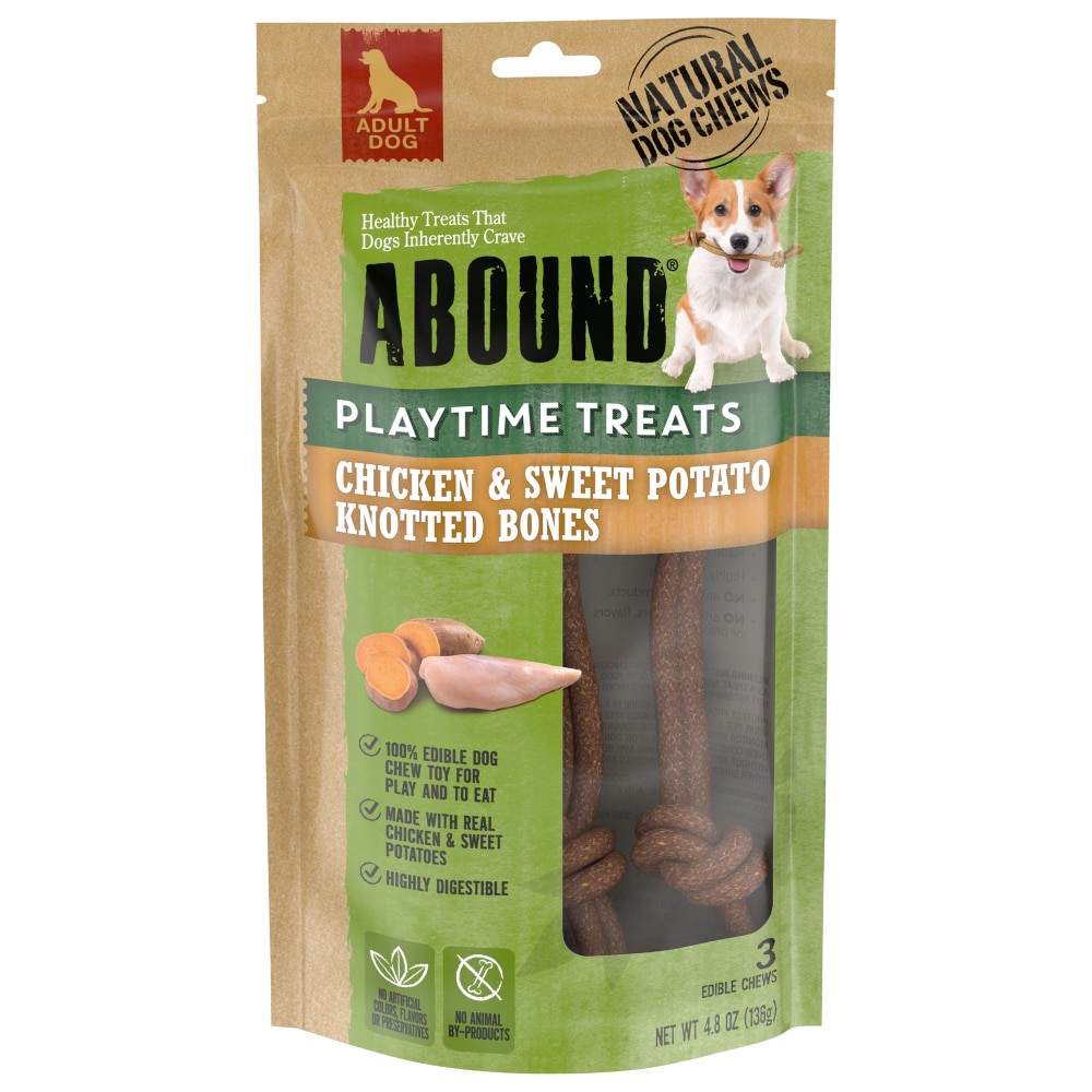 slide 2 of 2, Abound Chick.Sweet Potato Bone, 1 ct