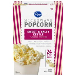 Kroger Sweet & Salty Kettle Microwave Popcorn