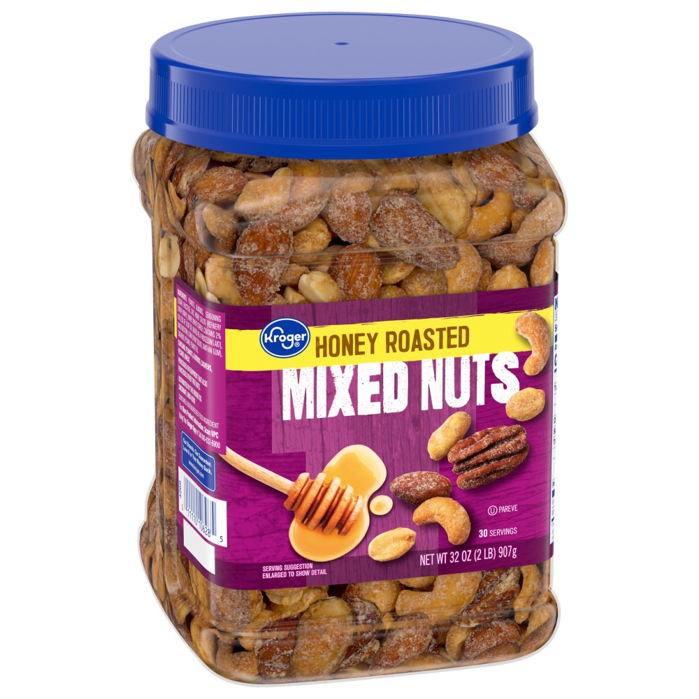 Kroger Honey Roasted Mixed Nuts 32 oz