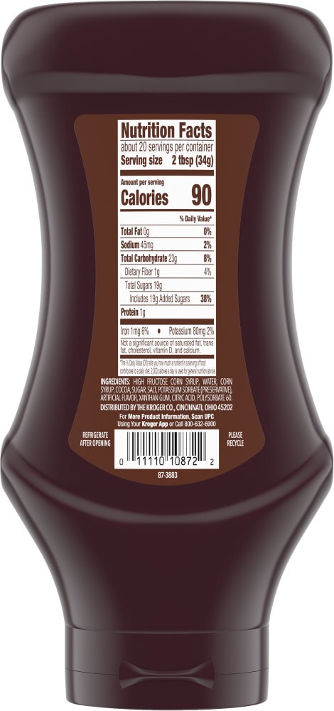 slide 2 of 2, Kroger Chocolate Syrup - 24 oz, 24 oz