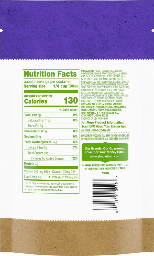 slide 2 of 2, Simple Truth Probiotic Trail Mix, 5.5 oz