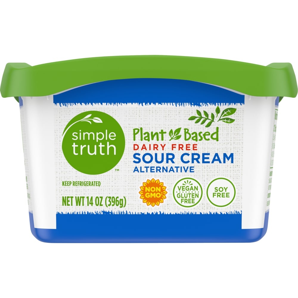 slide 3 of 4, Simple Truth Non-Dairy Sour Cream, 14 oz