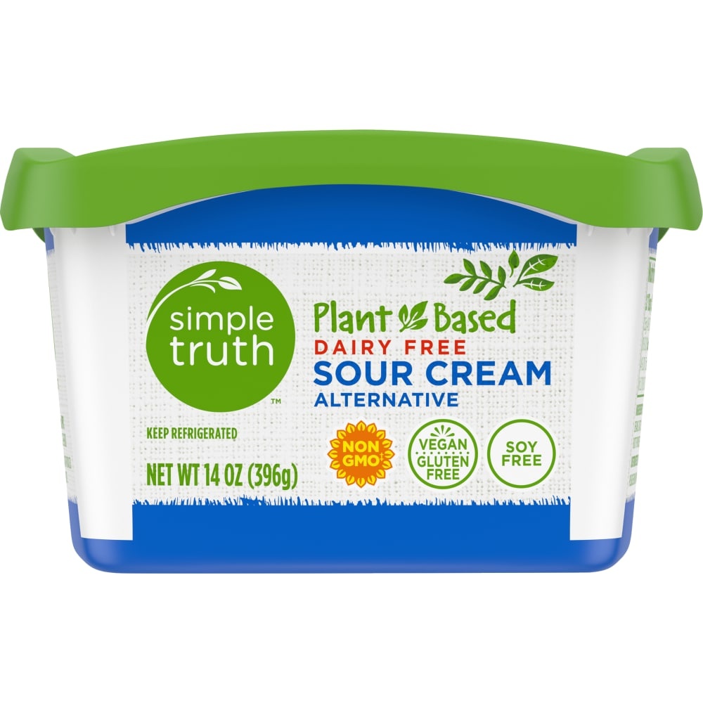 slide 2 of 4, Simple Truth Non-Dairy Sour Cream, 14 oz