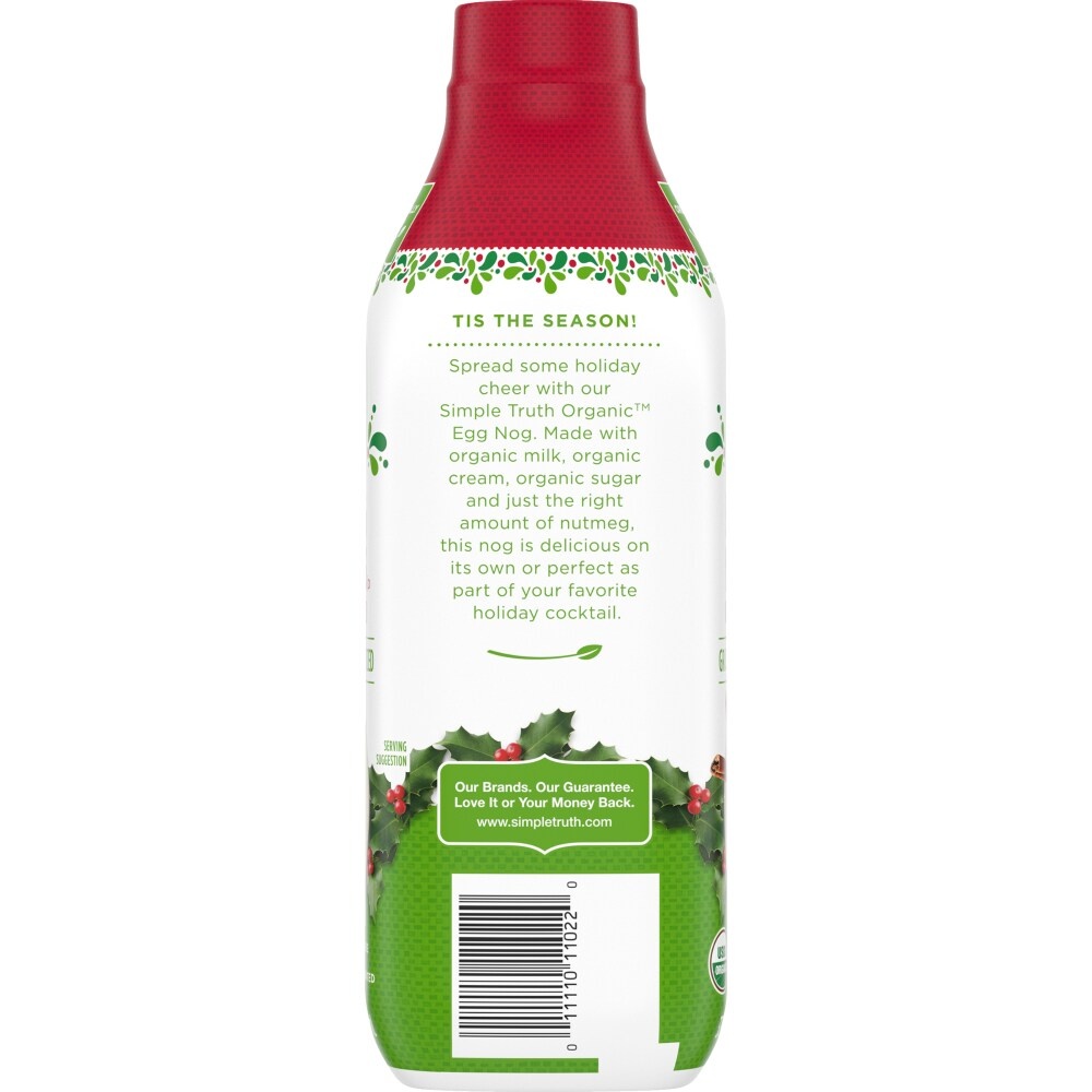 slide 2 of 4, Simple Truth Organic Egg Nog, 32 fl oz